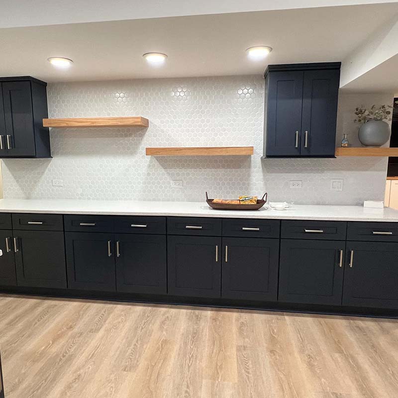 Luxury Kitchen in Chicago area custom build laminated and cabinets